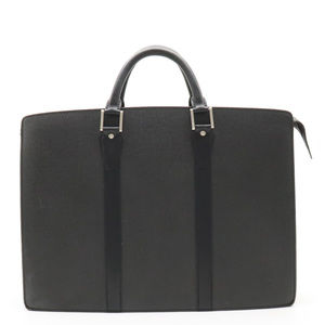 LOUIS VUITTON Taiga Porte Document Rosin Briefcase Black